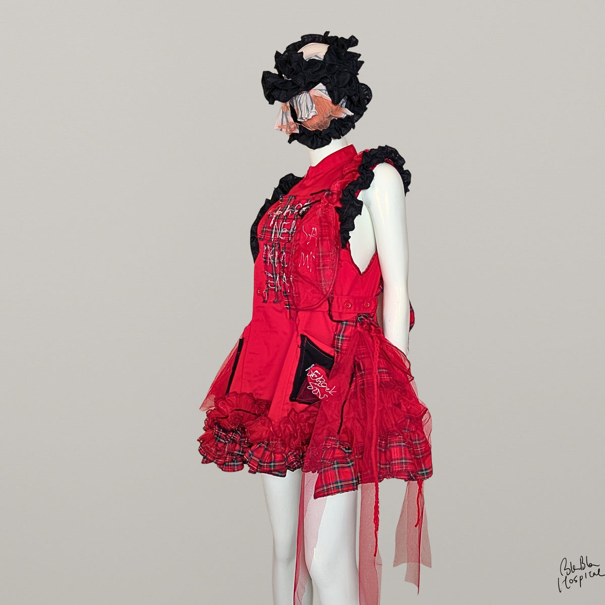 BLABLA NURSE | Red Sleeveless Dress