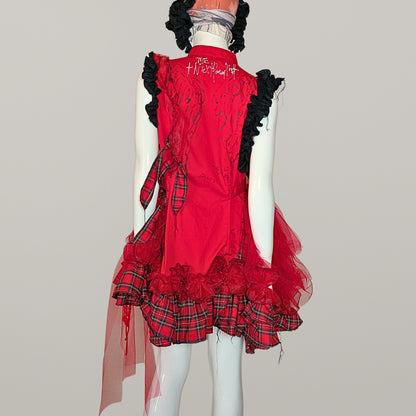 BLABLA NURSE | Red Sleeveless Dress