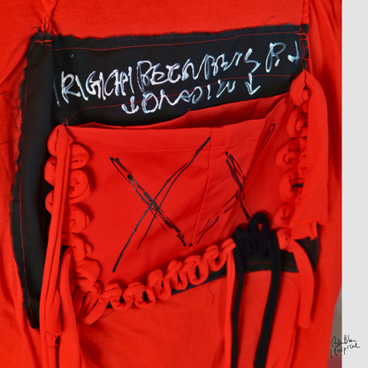 Carry the Whole Blabla World 00.4 | Improvised Knit Work - Art Tote Bag