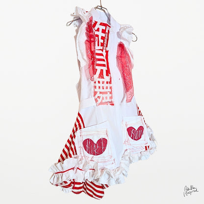 BLABLA Nurse | “Omimai” Gauze Frill Detail Dress