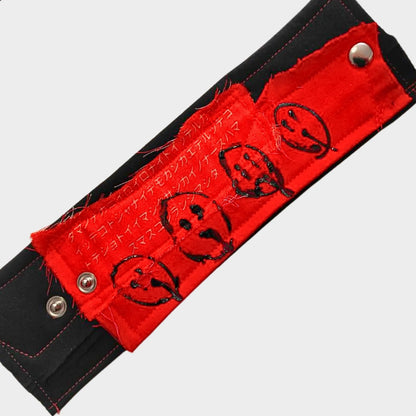 Twinmood Wristband Collection | Black with Red