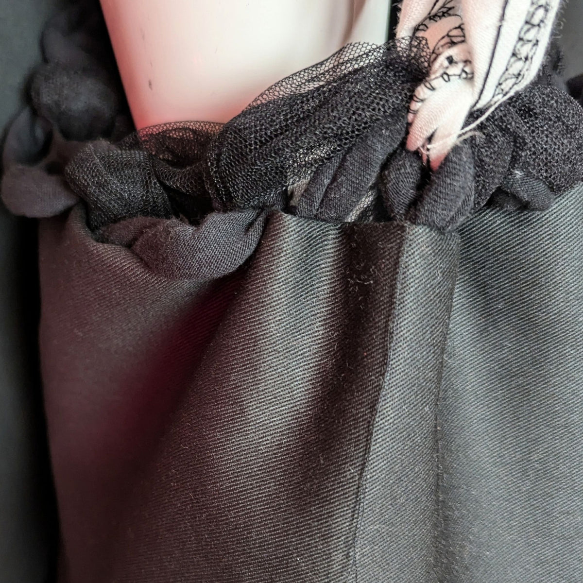 Abstract Microscope | Cape-style Dress