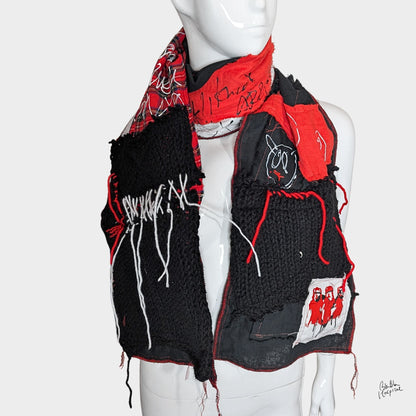 Heart No.013 | Long Double Gauze Wrap – 220 cm