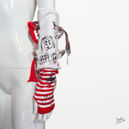 Red & White Stripe | Arm Cover