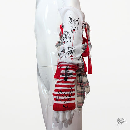 Red & White Stripe | Arm Cover