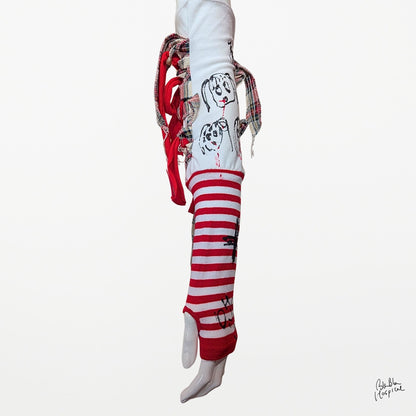 Red & White Stripe | Arm Cover