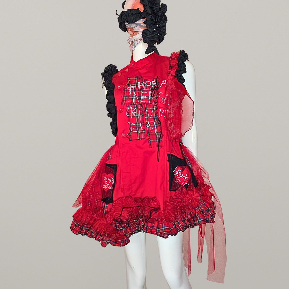 BLABLA NURSE | Red Sleeveless Dress