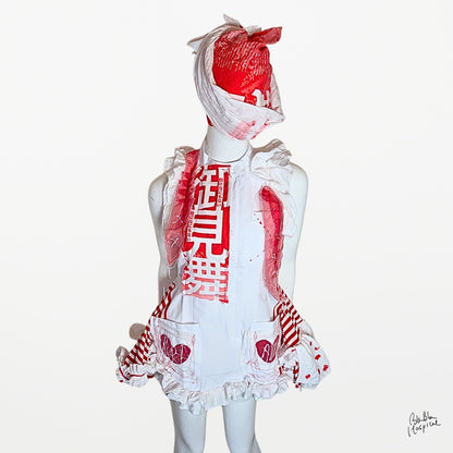 BLABLA Nurse | “Omimai” Gauze Frill Detail Dress