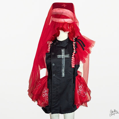 BLABLA NURSE | Black Sleeveless Dress