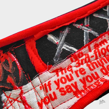 Twinmood Wristband Collection | Black with Red