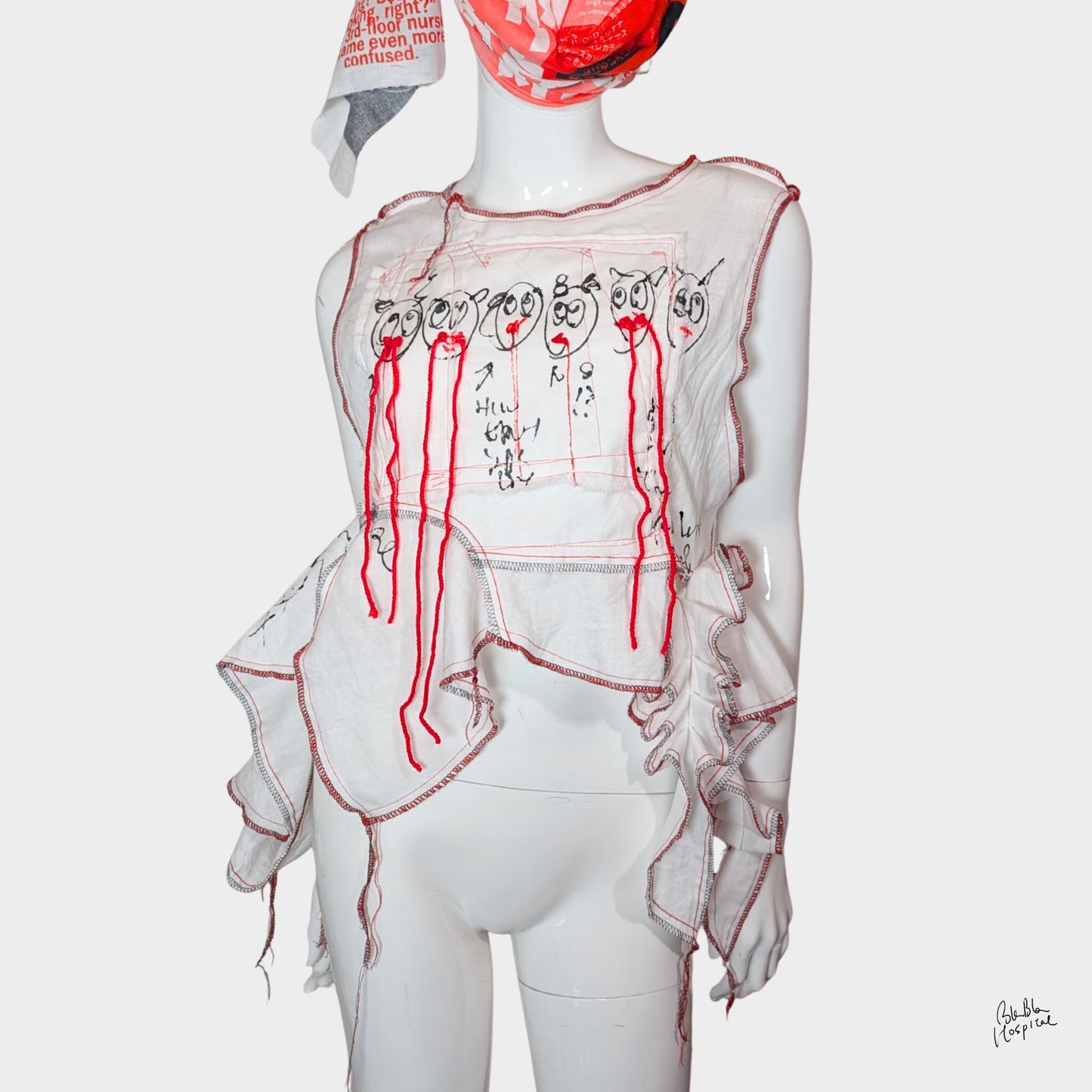 White Ward – No.03 |  Faces Double Gauze Sleeveless Top