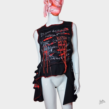 Twinmood – No.01b | Sleeveless Black Top